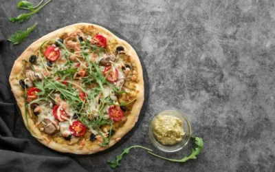 Homemade Pesto Pizza Recipe: Green Goodness on Dough